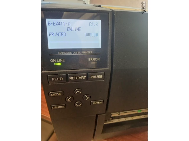 Lot 24 - toshiba barcode labelprinter - afbeelding 2 van  5
