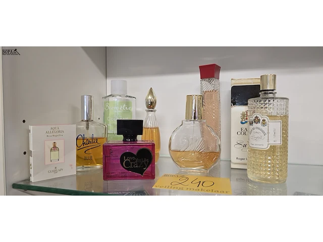 Lot 240 - aangebroken flessen parfum, eau de cologne...ong 9 stuks - afbeelding 1 van  5