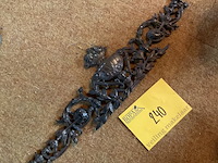 Lot 240 - koperen belegsel decoratief gemerkt - afbeelding 1 van  5