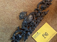 Lot 240 - koperen belegsel decoratief gemerkt - afbeelding 2 van  5