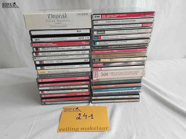 Lot 241 - lot cd's, klassiek, stapel - afbeelding 1 van  3