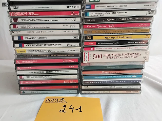 Lot 241 - lot cd's, klassiek, stapel - afbeelding 3 van  3