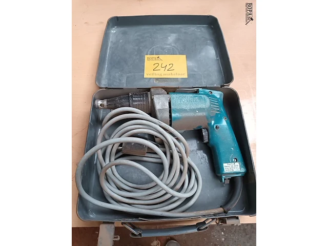 Lot 242 - gips schroefmachine makita - afbeelding 1 van  4