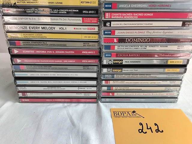 Lot 242 - lot cd's, klassiek, stapel - afbeelding 3 van  3