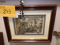 Lot 243 - kader anton pieck - afbeelding 1 van  3