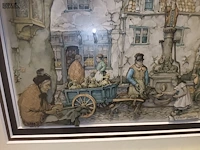 Lot 243 - kader anton pieck - afbeelding 3 van  3