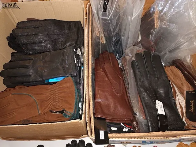 Lot 244 - lederen handschoenen. ca. 100 paar - afbeelding 3 van  7