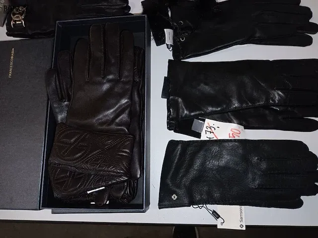 Lot 244 - lederen handschoenen. ca. 100 paar - afbeelding 6 van  7