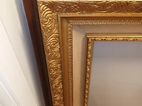 Lot 244 - vergulde kader met glas - afbeelding 3 van  3