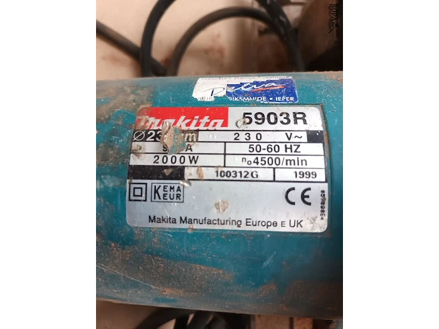 Lot 247 - cirkelzaag makita - afbeelding 3 van  3