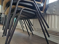 Lot 247 - stoffen vergaderstoelen. 6 stuks - afbeelding 3 van  3