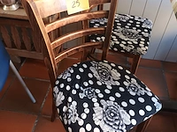 Lot 25 - antieke café stoelen. 6 stuks - afbeelding 2 van  4