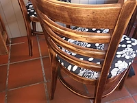 Lot 25 - antieke café stoelen. 6 stuks - afbeelding 4 van  4