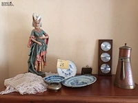 Lot 25 - decoratie en haakwerk. 11 stuks - afbeelding 1 van  5