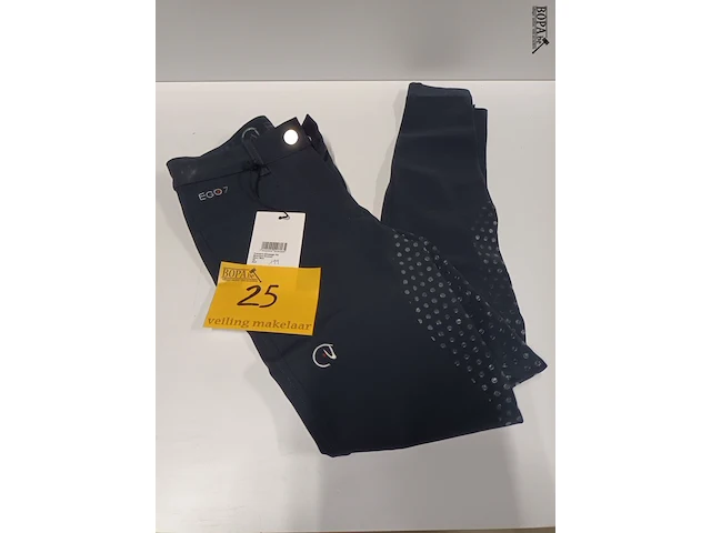 Lot 25 - dressage broek women ego7 navy blue - afbeelding 1 van  2