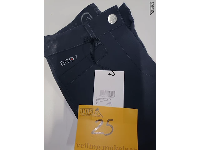 Lot 25 - dressage broek women ego7 navy blue - afbeelding 2 van  2