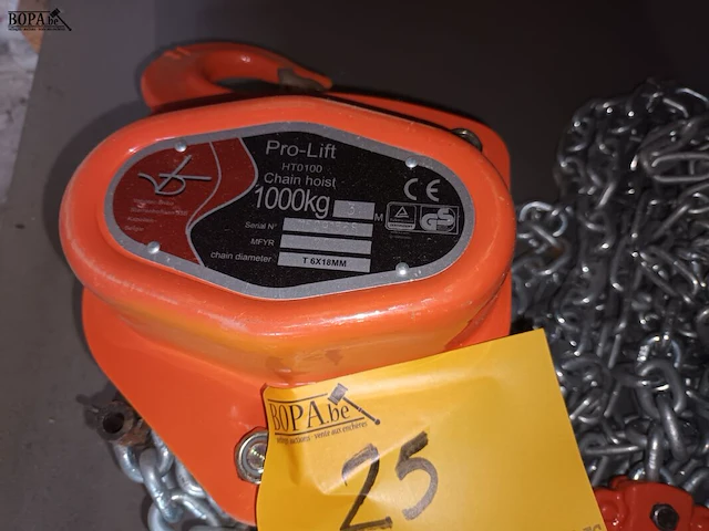 Lot 25 - elektrische takel - afbeelding 2 van  4