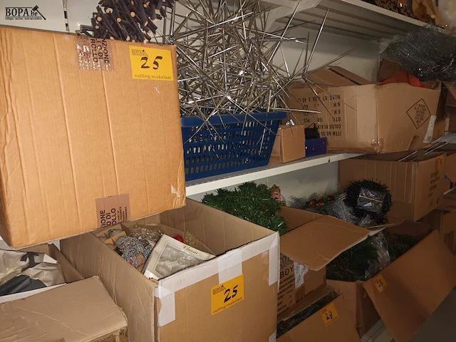 Lot 25 - groot lot kerstdecoratie - afbeelding 1 van  10