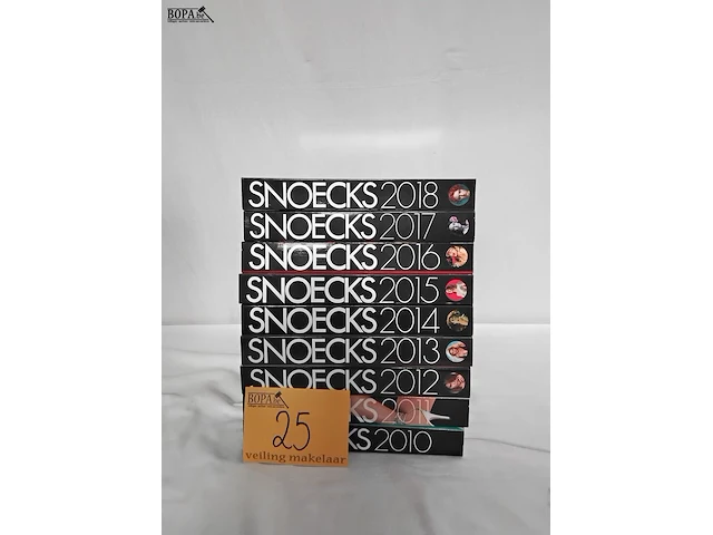 Lot 25 - lot snoecks boeken, 9 stuks - afbeelding 1 van  1