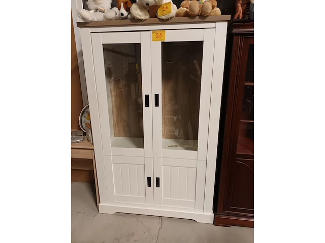 Lot 25 - vitrine kast - afbeelding 1 van  3