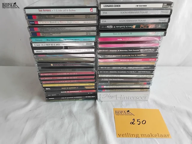 Lot 250 - lot cd's, duitse schlager, stapel - afbeelding 1 van  3