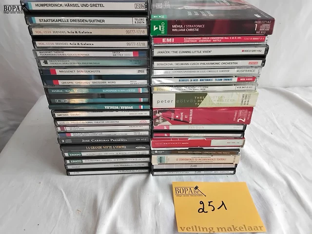 Lot 251 - lot cd's, klassiek, stapel - afbeelding 1 van  3