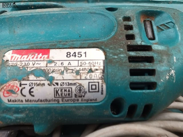 Lot 255 - boormachine makita - afbeelding 3 van  3