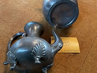 Lot 255 - tinnen kannen - afbeelding 3 van  4