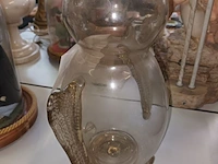 Lot 257 - uil in glas - afbeelding 2 van  3
