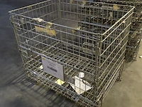 Lot 259 - draadcontainers - 5 stuks - afbeelding 1 van  4