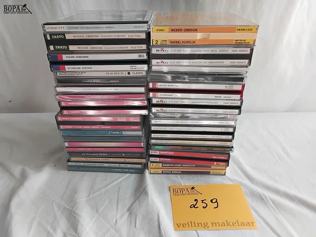 Lot 259 - lot, cd's, klassiek, stapel - afbeelding 1 van  3