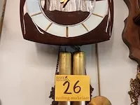 Lot 26 - art deco muurklok junghans - afbeelding 1 van  3