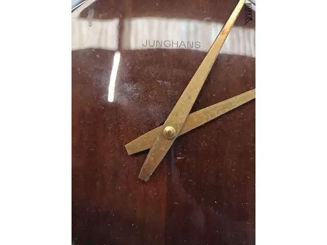 Lot 26 - art deco muurklok junghans - afbeelding 2 van  3