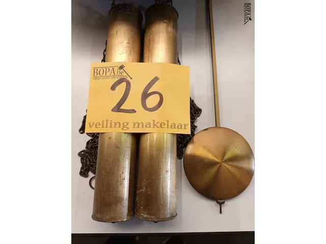 Lot 26 - art deco muurklok junghans - afbeelding 3 van  3