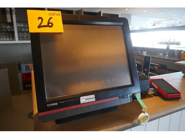 Lot 26 - digitaal kassasysteem casio - afbeelding 1 van  4