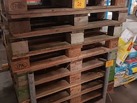 Lot 26 - houten palletten. 8 stuks - afbeelding 1 van  3