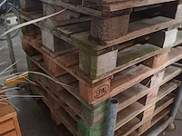 Lot 26 - houten palletten. 8 stuks - afbeelding 2 van  3