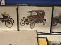 Lot 26 - kaders met diverse auto's tussen 1894 tem 1923 - afbeelding 5 van  5