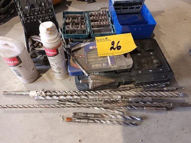 Lot 26 - lot diverse boren en bits - afbeelding 3 van  7
