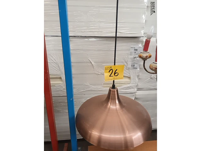 Lot 26 - metalen hanglamp - afbeelding 1 van  3