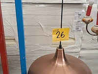 Lot 26 - metalen hanglamp - afbeelding 1 van  3