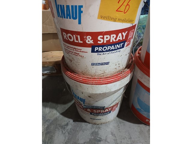 Lot 26 - speciaal plamuur en voegpasta. 4 stuks - afbeelding 2 van  3