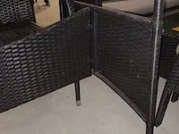 Lot 26 - wicker tuintafel - afbeelding 3 van  4