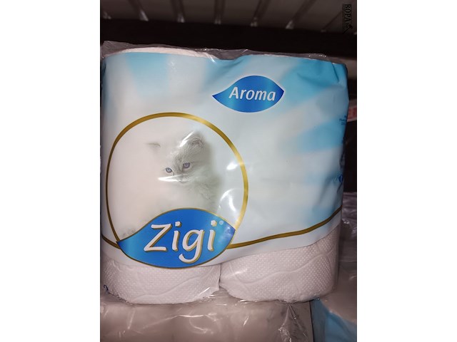 Lot 260 - rollen toiletpapier zigi. 224 stuks - afbeelding 2 van  3