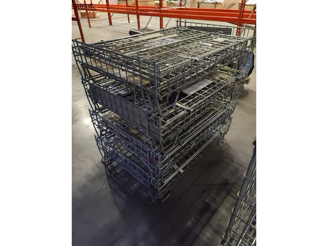Lot 262 - draadcontainers - 5 stuks - afbeelding 4 van  4