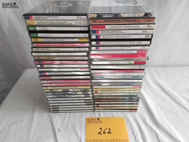 Lot 262 - lot, cd's, klassiek, stapel - afbeelding 1 van  3