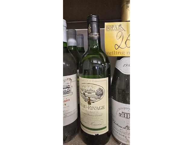 Lot 262 - wijnen jaren 1981 - 1990 7 flessen - afbeelding 1 van  3
