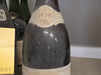 Lot 263 - wijnen uit 1959 en 1961 7 flessen - afbeelding 2 van  4