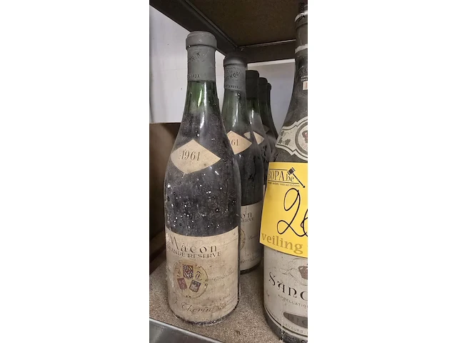 Lot 263 - wijnen uit 1959 en 1961 7 flessen - afbeelding 4 van  4