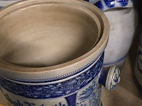 Lot 268 - aardewerk potten wn duitse rumtopf ong 8 stuks - afbeelding 3 van  5